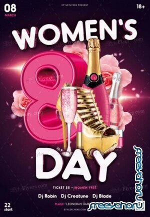 Womens Day V1 2019 PSD Flyer Template