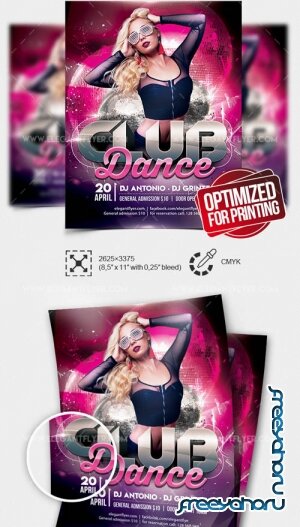 Club Dance V15 2019 Flyer PSD Template