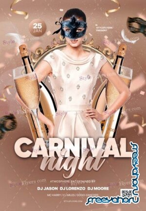 Carnival V2912 2019 PSD Flyer Template