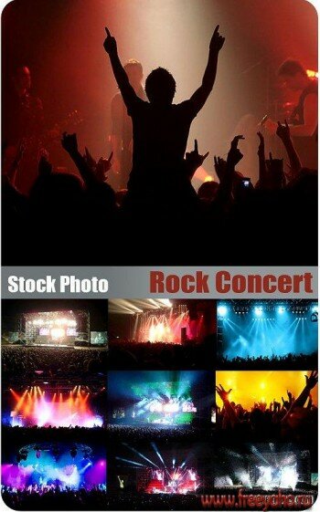    -   | Rock music concert clipart