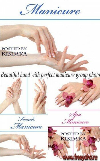     -  | Woman hand and manicure