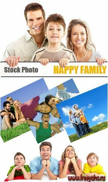 Stock Photo - Happy Family |  