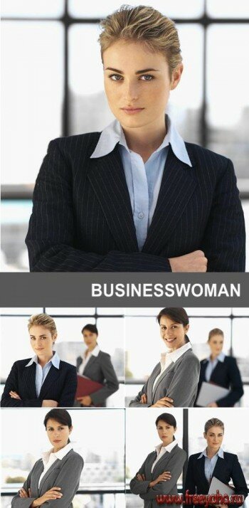 Женщины и бизнес - растровый клипарт | Business woman clipart