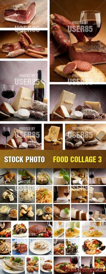     -   | Stock Photo - Food Collage 3