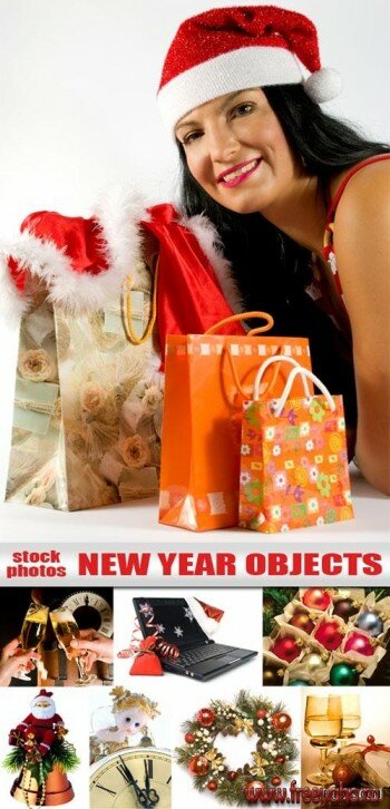     -   | New Year objects clipart
