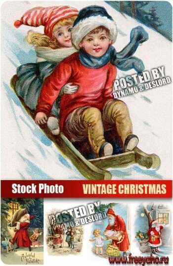    | Vintage Christmas clipart