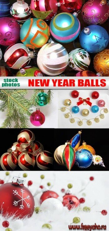    -   | New year balls clipart 3