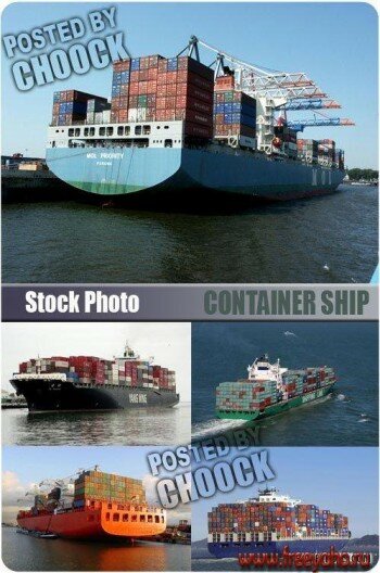      -  | Stock Photo Container and marine transportation