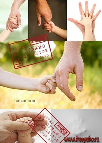     -   | Hand the child and adult clipart