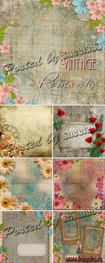     | Vintage Romantic Backgrounds 2