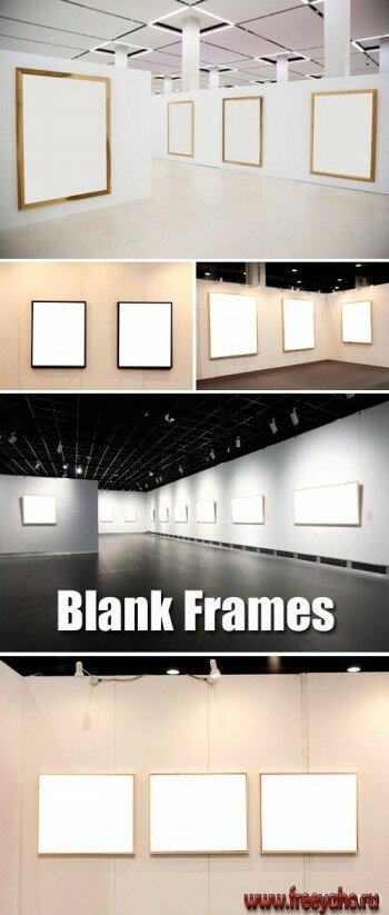      -   | Wall & white blank frames