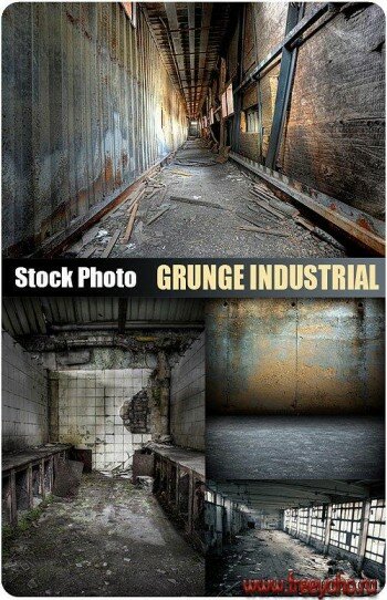 Stock Photo - Grunge Industrial | Гранжевые индустриальные фоны