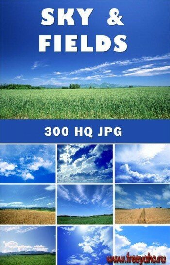 Sky and fields | Облака и поле