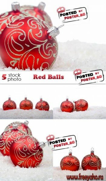      -   | Red New Year balls