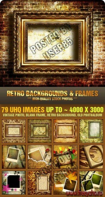        -   | Retro Backgrounds and Frames