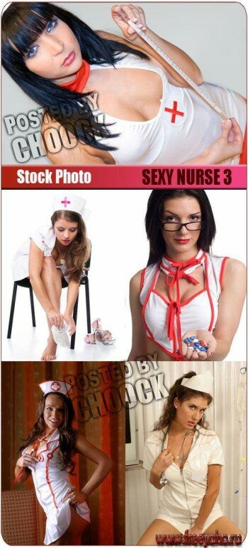 Сексуальная медсестра - растровый клипарт | Sexy nurse