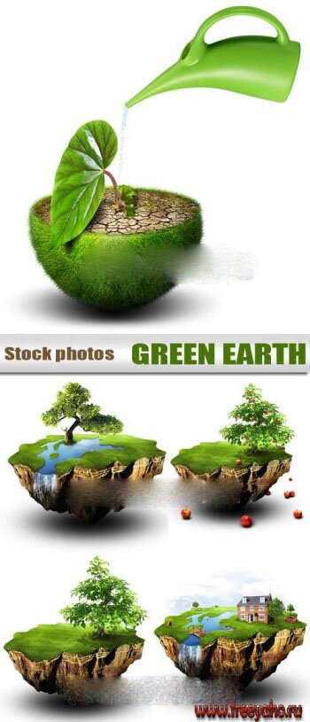    -    | Green earth clipart 2