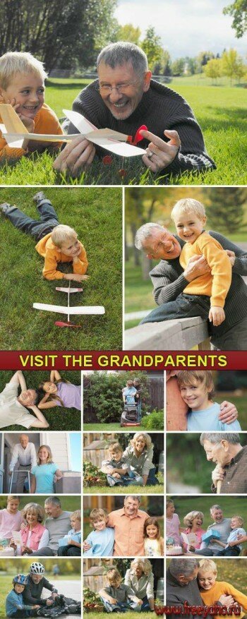    -  | Stock Photo - Visit the Grandparents