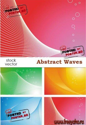    | Abstract Waves vector backgrounds