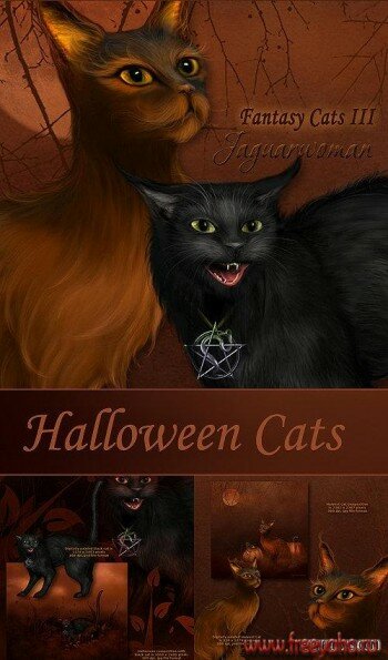  -   | Halloween fantasy cats
