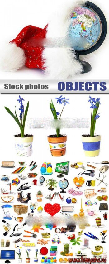       | Objects on white background