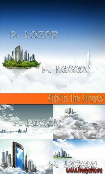    -   | City & clouds clipart