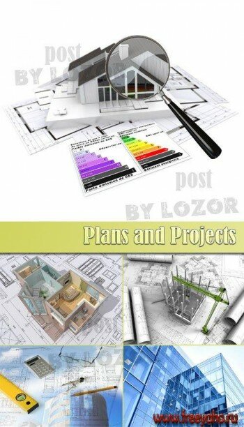  , ,    -   | Plans and Projects of building clipart