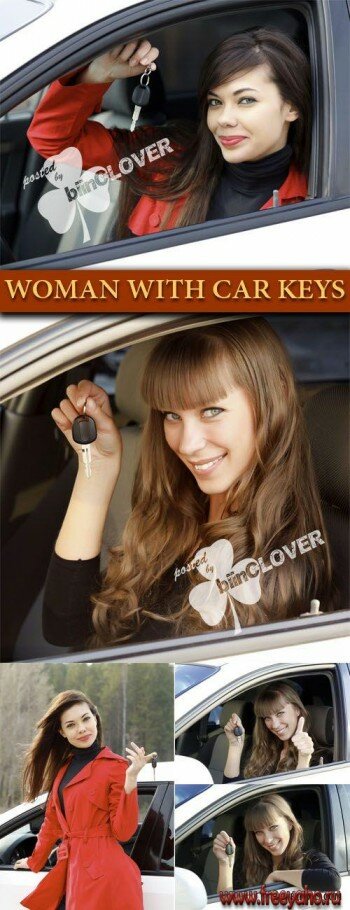       -  | Woman with car keys