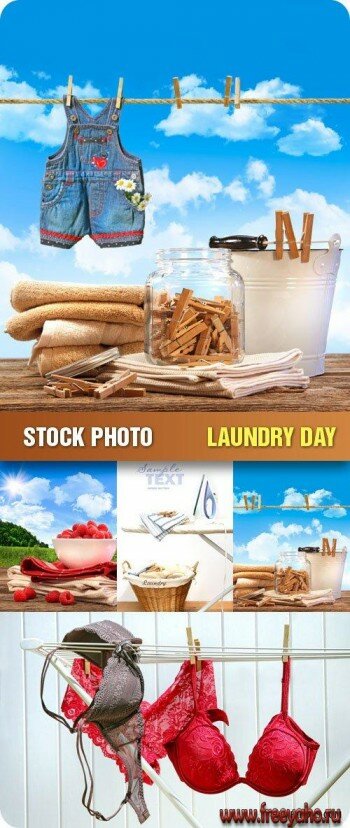 ,    | Stock Photo - Laundry Day