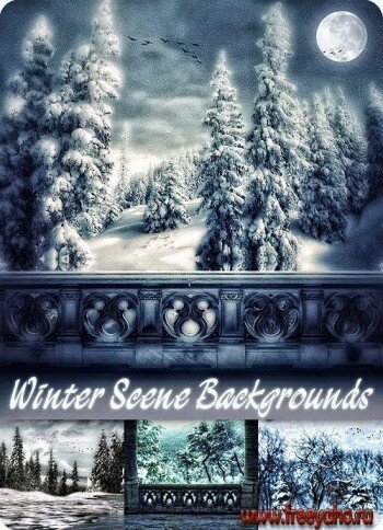 Фантастические зимние фоны и пейзажи | Fantastic winter nature backgrounds