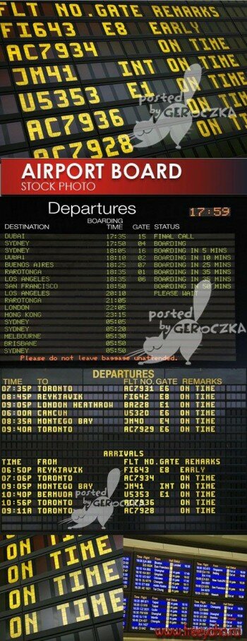    -  | Airport board