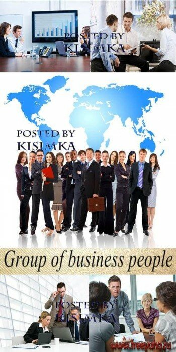Люди и бизнес - растровый фотоклипарт | Business people 2