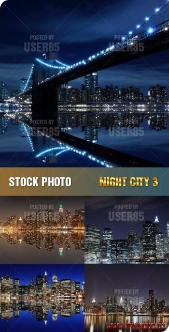Ночные города - здания и мосты | Night City 3