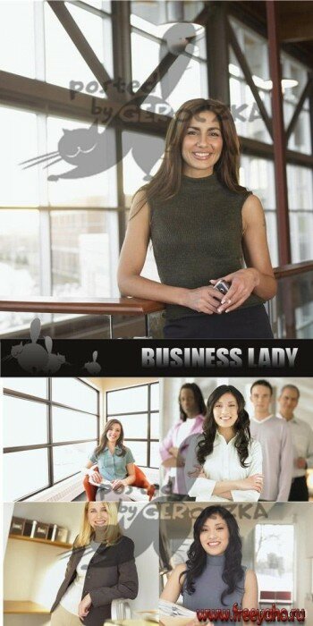 Женщины и бизнес - растровый клипарт | Business woman clipart 2