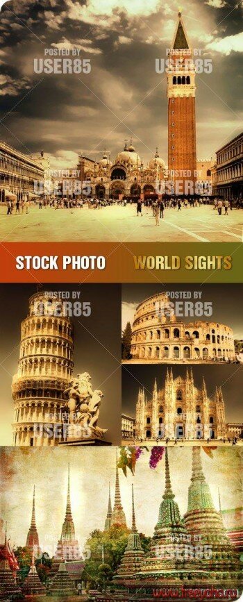 Достопримечательности мира - растровый клипарт | Stock Photo - World Sights