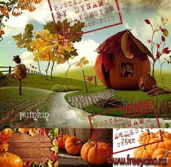   -   | Fairy Pumpkins clipart