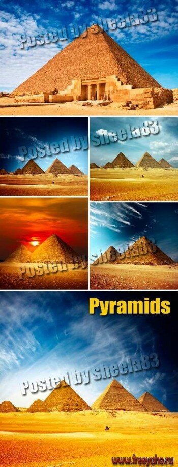 Египетские пирамиды - растровый клипарт | Egypt Pyramids