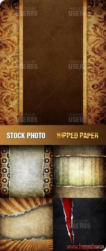  -   | Stock Ripped Paper textures