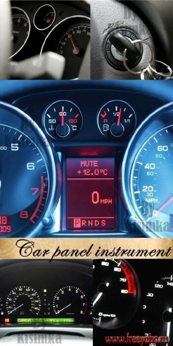 Клипарт - Панель приборов автомобиля | Car panel clipart