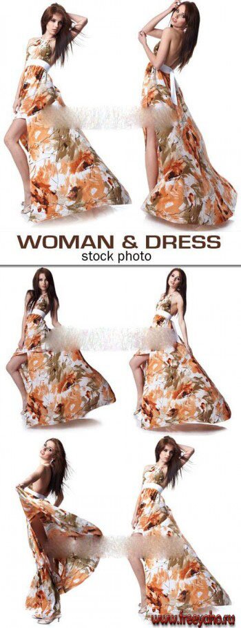      -   | Woman and beautiful dress