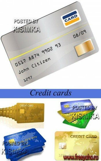 Кредитная карта - клипарт | Credit cards