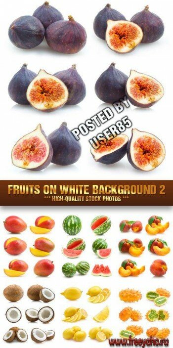     -  | Stock Photo - Fruits on White Background 2