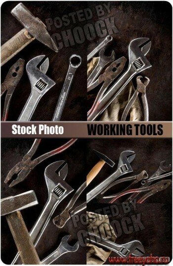     -  | Tools on a dark background