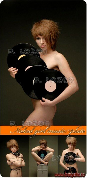   -   | Naked girl music plate