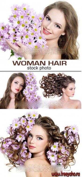    -   | Woman hair and flower 2