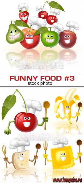  - -  | Funny cook food and fruits