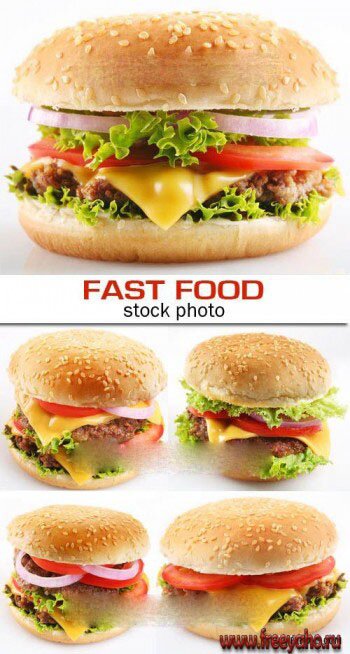     -  | Fast food and cheeseburger