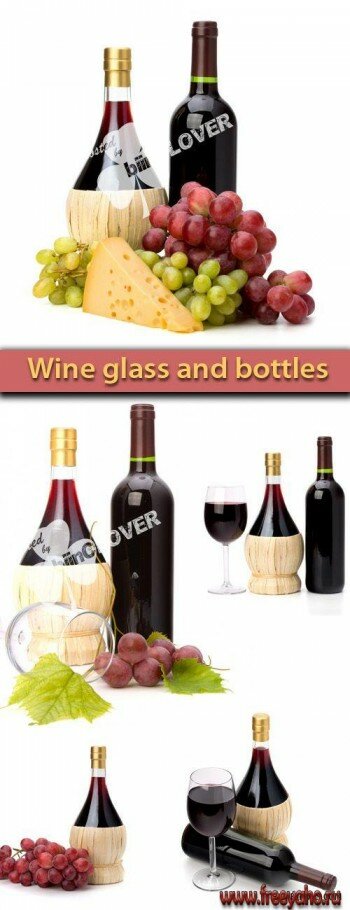    ,       -  | Wine glass and bottles
