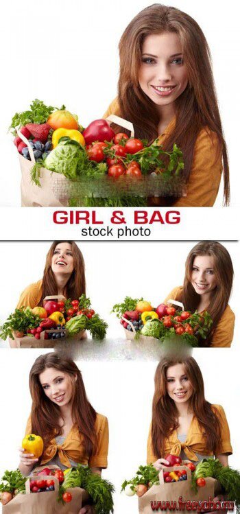       -   | Girl and bag