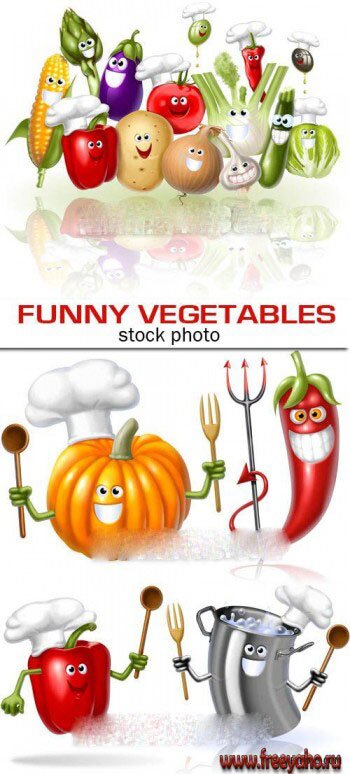  - -  | Funny cook vegetables